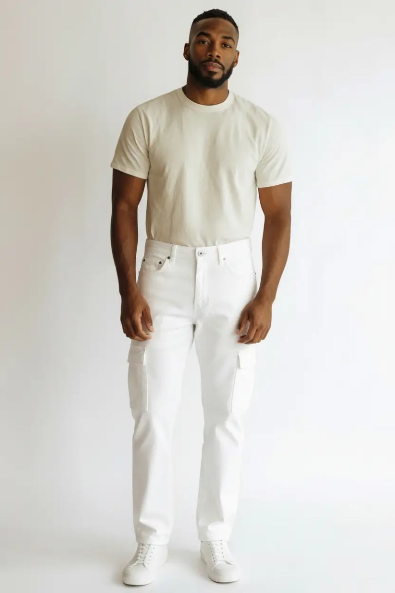 Purple BrandFilm Cargo Flare Jean